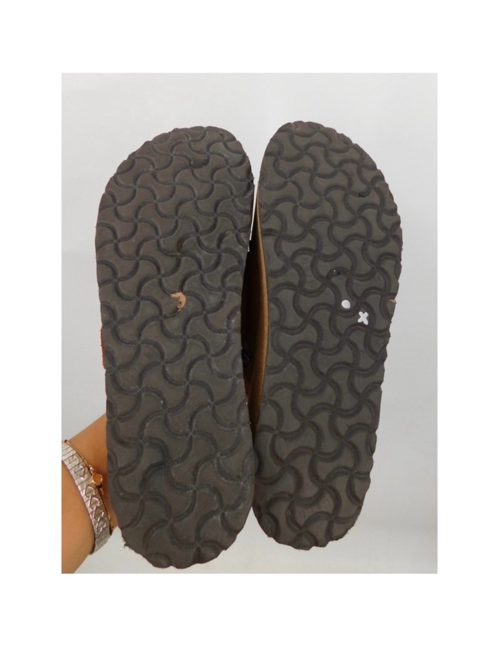 Papillio by‎ Birkenstock Almina Nubuck Platform Sandal 39 EU Pecan Leather - Picture 3 of 7